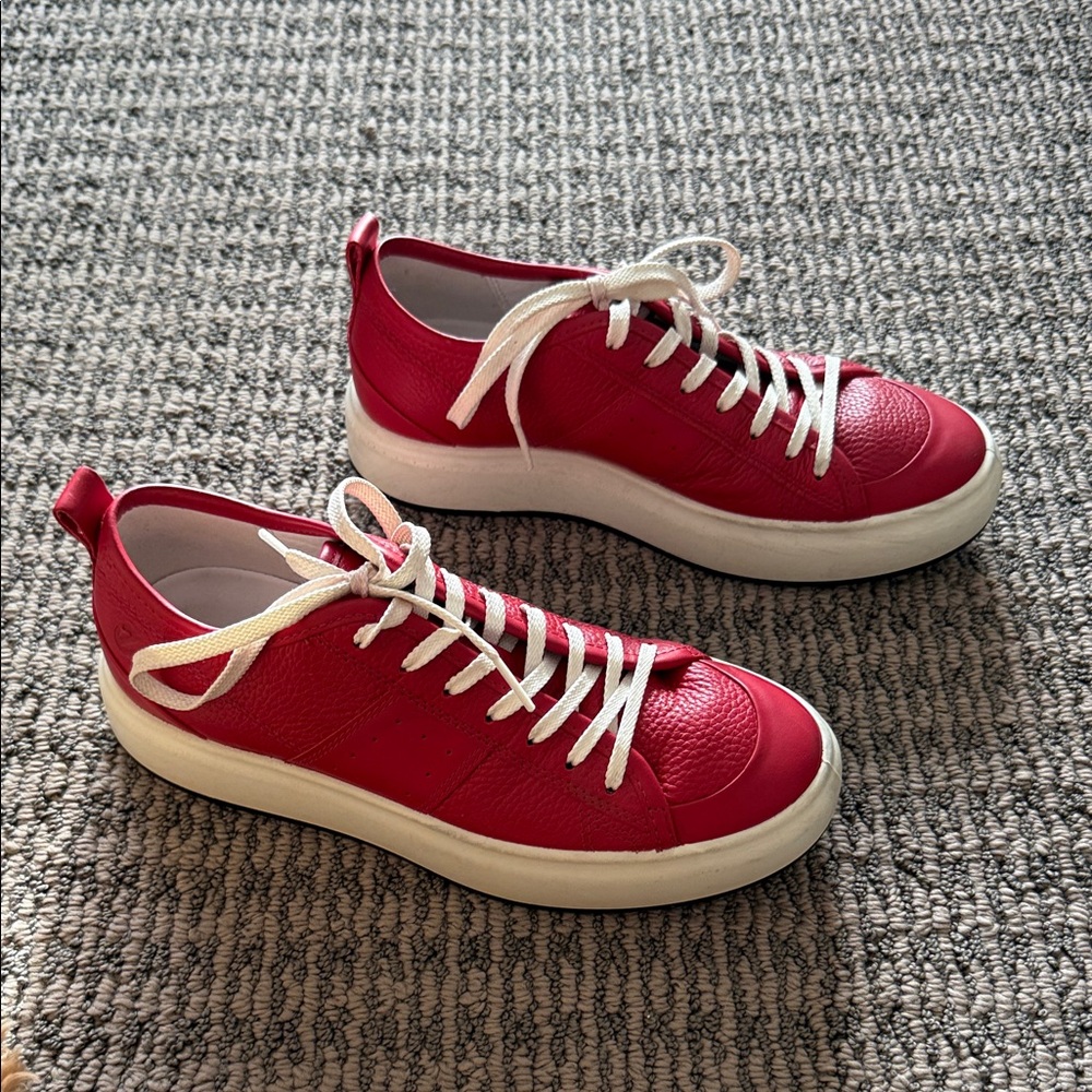 Ecco Red Athletic Shoes